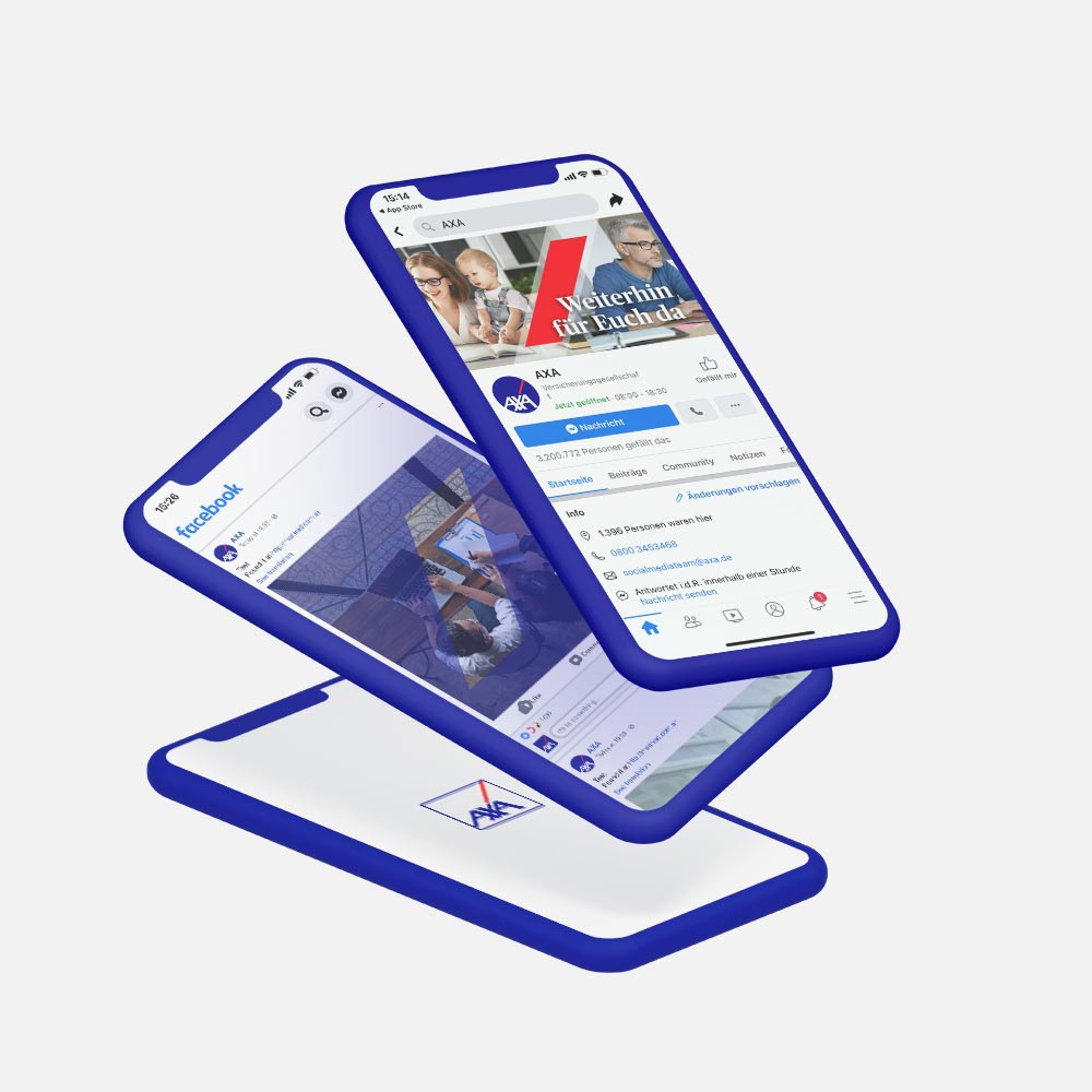 darstellung facebook ads