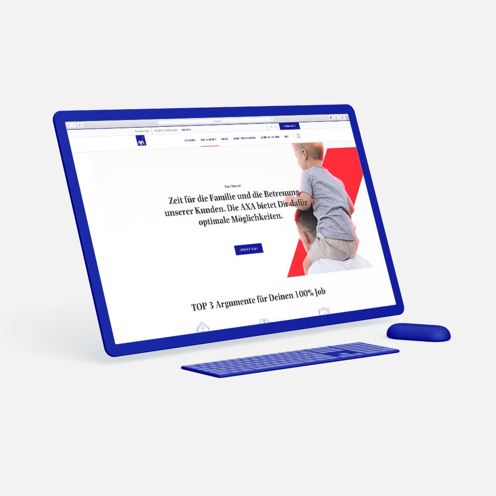 laptop mit screenshot landingpageoptimierung
