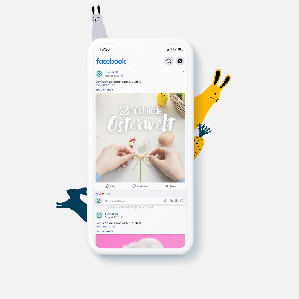 buecher.de facebook ad ostern