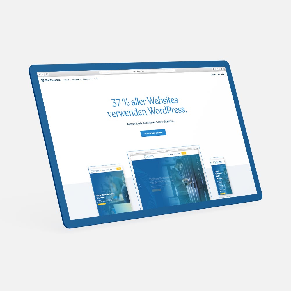 37% aller websites sind mit WordPress entwickelt