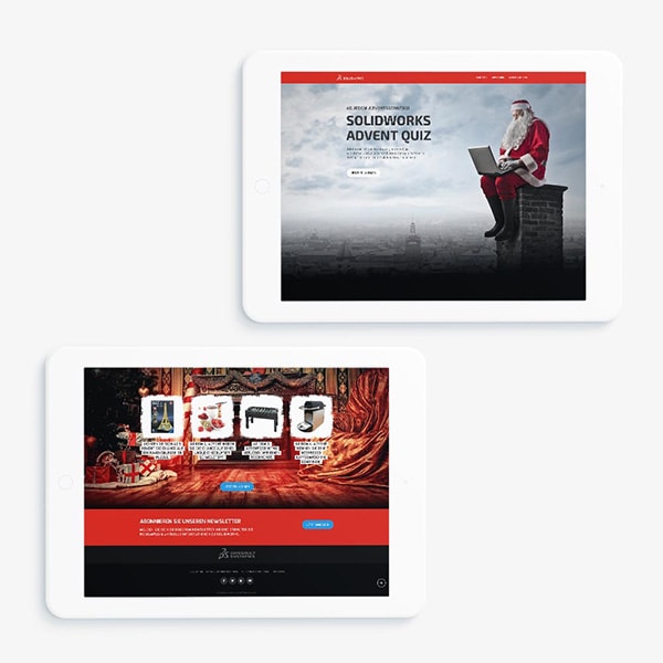 Website Referenzen Dassault 2 Adventquiz
